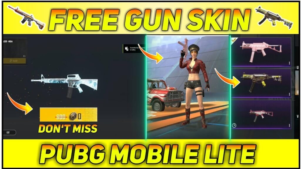 How To Get Free Gun Skin In PUBG Mobile Lite