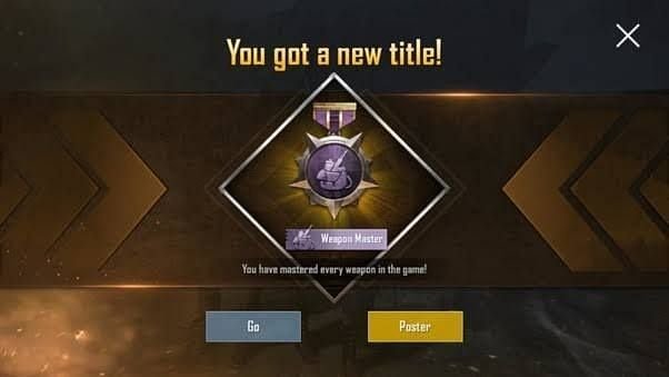 How to Get Weapon Master Tittle In PUBG Mobile Lite